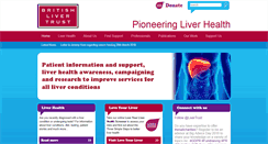 Desktop Screenshot of britishlivertrust.org.uk